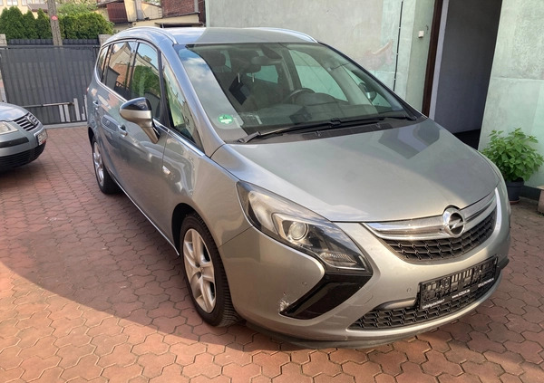 Opel Zafira cena 24900 przebieg: 200000, rok produkcji 2012 z Dąbrowa Tarnowska małe 154